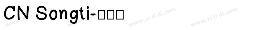 CN Songti字体转换